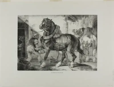A French Farrier, plate 12 from Various Subjects Drawn from Life and on Stone (The English Suite)
