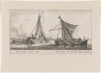 A "Friesland" Peatpot, and a "Dijnopschuit" or "Veense" Peatpot