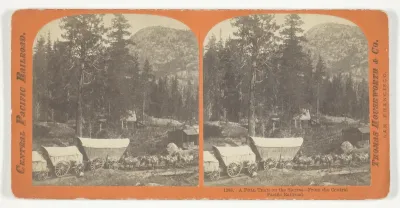 A Full Team on the Sierras - From the Central Pacific Railroad, No. 1286 from the series "Central Pacific Railroad"