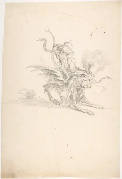 A Fury Riding on a Monster