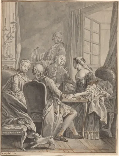 A Game of Cards [recto]