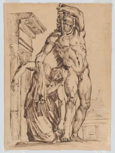 A Gaul Killing Himself and His Wife, after Perrier