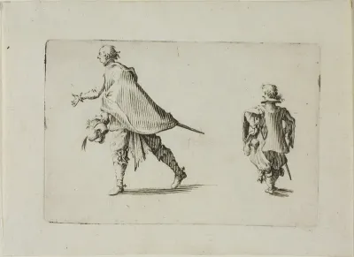 A Gentleman and his Page, from The Caprices