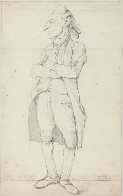 A Gentleman Standing with His Arms Crossed