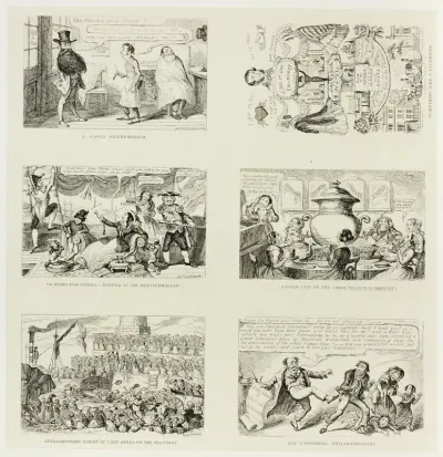 A Good Pennyworth from George Cruikshank's Steel Etchings to The Comic Almanacks: 1835-1853 (top left)