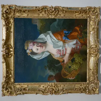 A Grap-Picker Woman - Portrait of a Lady as Pomona
