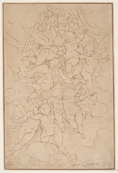 A Group of Angels in Glory