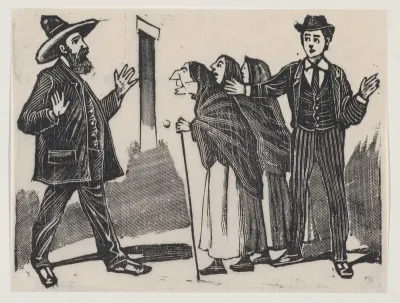 A group of mother-in-laws flanked by two men