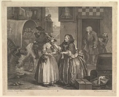 A Harlot's Progress, Plate 1