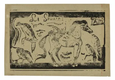 A Horse and Birds, headpiece for Le sourire