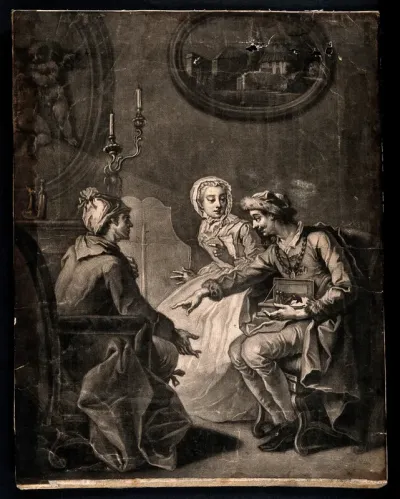 A husband and wife ask a quack doctor for advice about health: he suggests substituting himself for the husband in the wife's affections, and she agrees