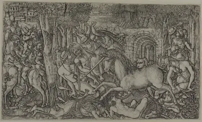 A King Pursued by a Unicorn