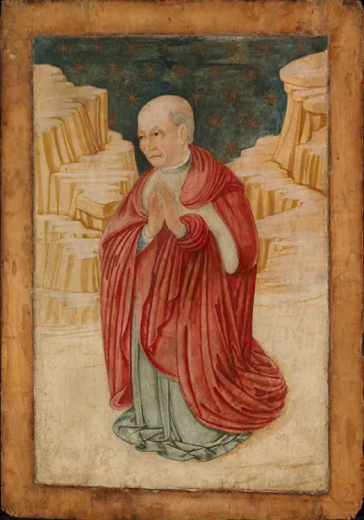 A kneeling canon