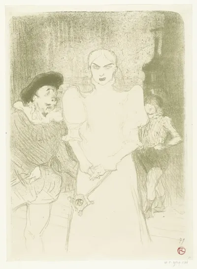 A l'Opéra Madame Caron dans Faust