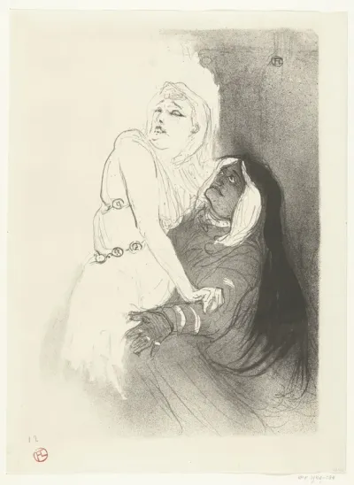 A la Renaissance. Sarah Bernhardt dans Phèdre
