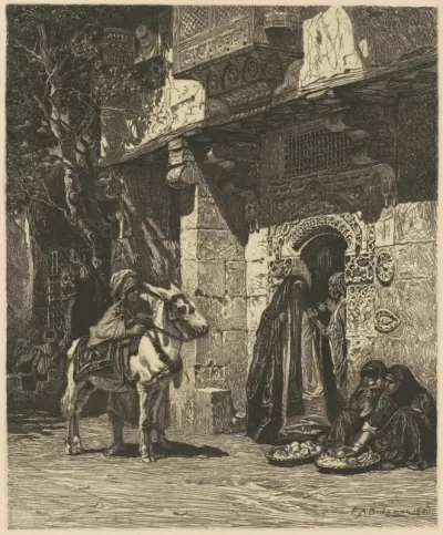 A Lady of Cairo Visiting