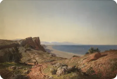 A Landscape. Recollections of Andalusia: the Mediterranean coast near Torremolinos
