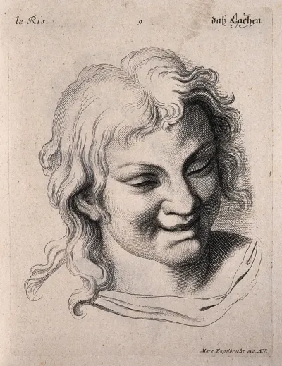 A laughing face