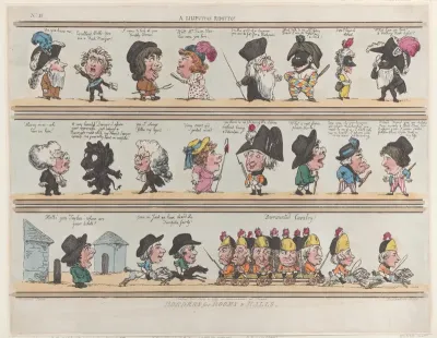 A Liliputian Ridotto!, Borders for Rooms & Halls, Plate 11