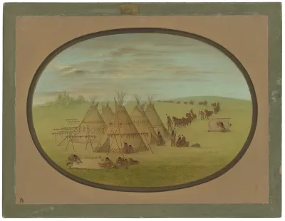 A Little Sioux Village