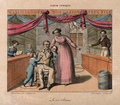 A long parasitical worm (tapeworm) is extracted from an emaciated man
