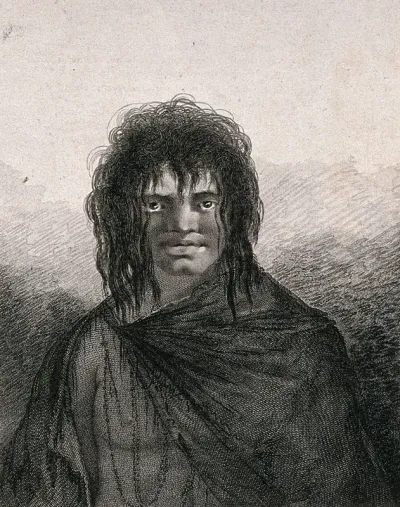 A man from Tierra del Fuego encountered by Captain Cook on his second voyage