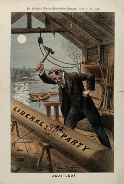 A man in a boat house (C.S