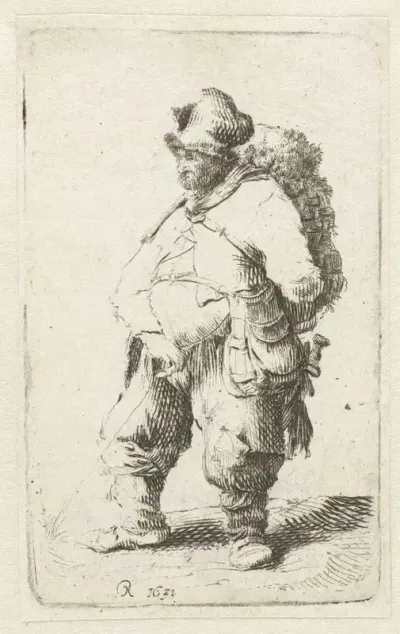 A man making water