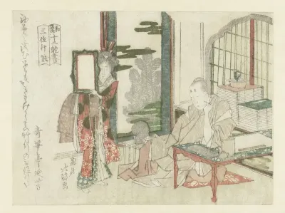 A Man Seated at a Writing Table