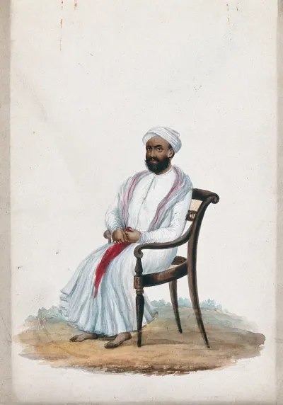 A man sitting on a chair