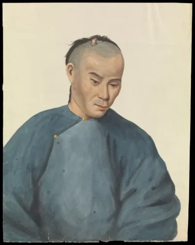 A man with a cutaneous horn-like growth on the scalp