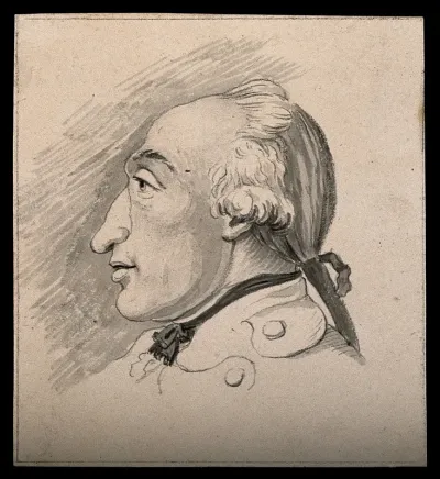 A man with an artificial nose