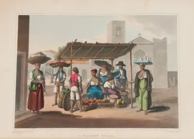 A market stall