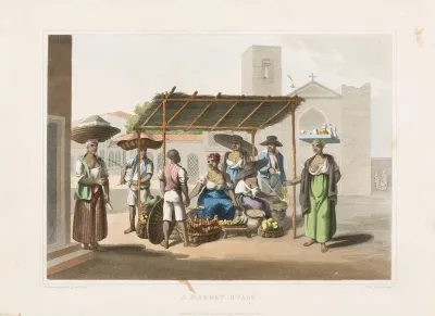 A market stall