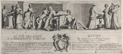 A Marriage Ceremony, after an antique painting in the possession of the Aldobrandini