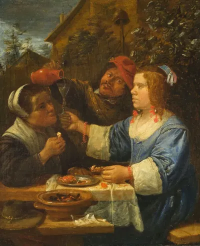 A meal in the open air