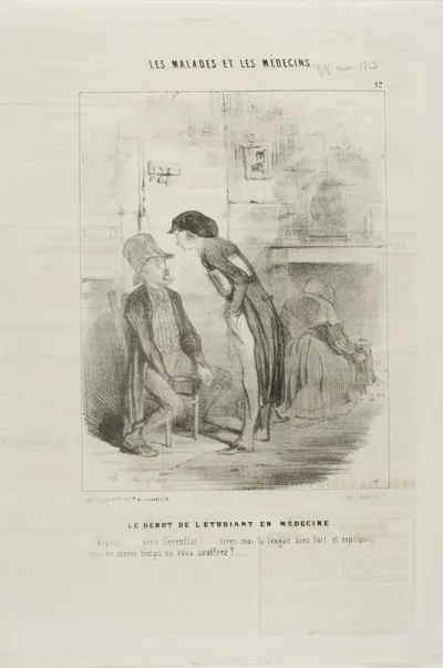 A Medical Student Starting Out (plate 12)