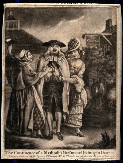 A Methodist minister attempting to choose between two women who pull him in different directions