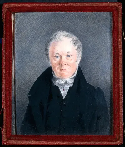 A middle-aged man, head and shoulders; said to be "Hunter" in 1790