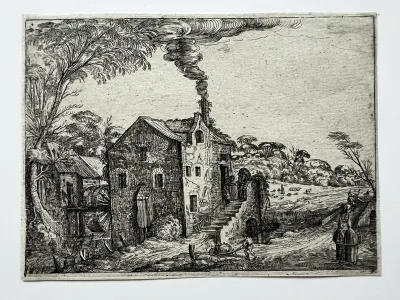 A Millhouse, plate 4 from Landscapes in the Manner of Jan van de Velde