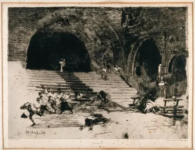 A miracle; the raising of the dead