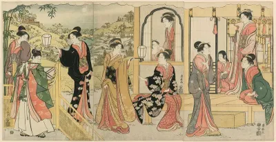A Modern Version of Ushiwakamaru Serenading Princess Joruri