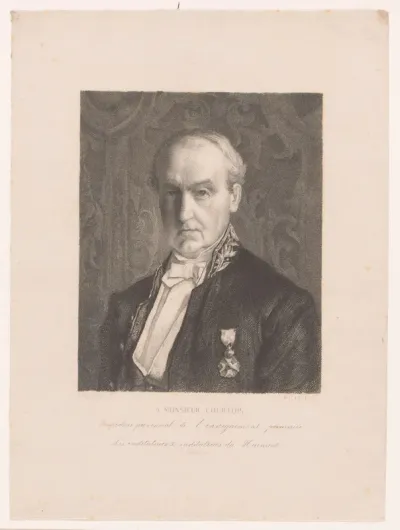 A monsieur Courtois, inspecteur provincial de l'enseignement primaire les instituteurs & institutrices du Hainaut