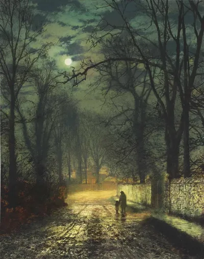 A Moonlit Lane