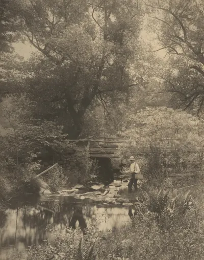 A Morning by the Brook, near Lake Waramaug, Connecticut