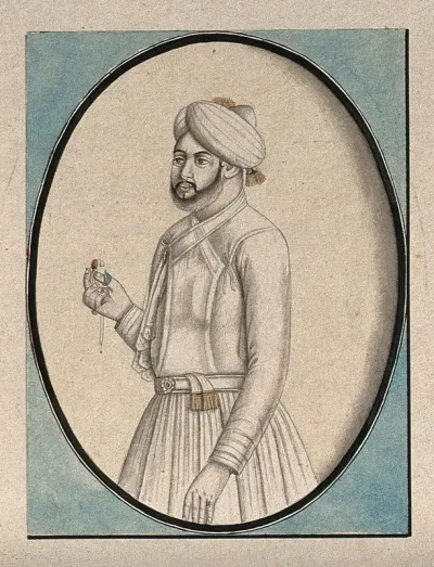 A Mughal attendant