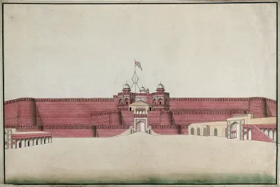 A Mughal Fort, probably in Agra