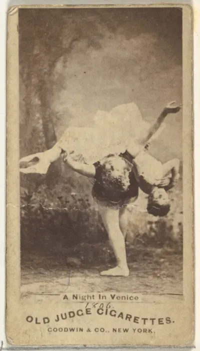 A Night in Venice, from the Actors and Actresses series (N171) for Old Judge Cigarettes