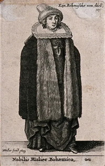 A noblewoman in Bohemian costume
