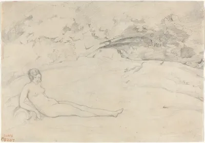 A Nude Reclining in a Landscape